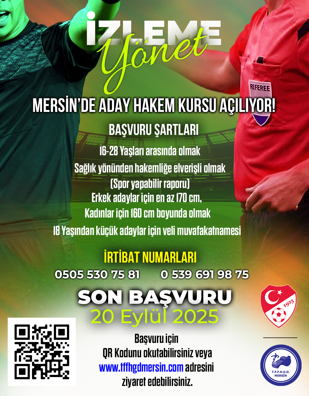 ADAY HAKEM KURSU AÇILIYOR