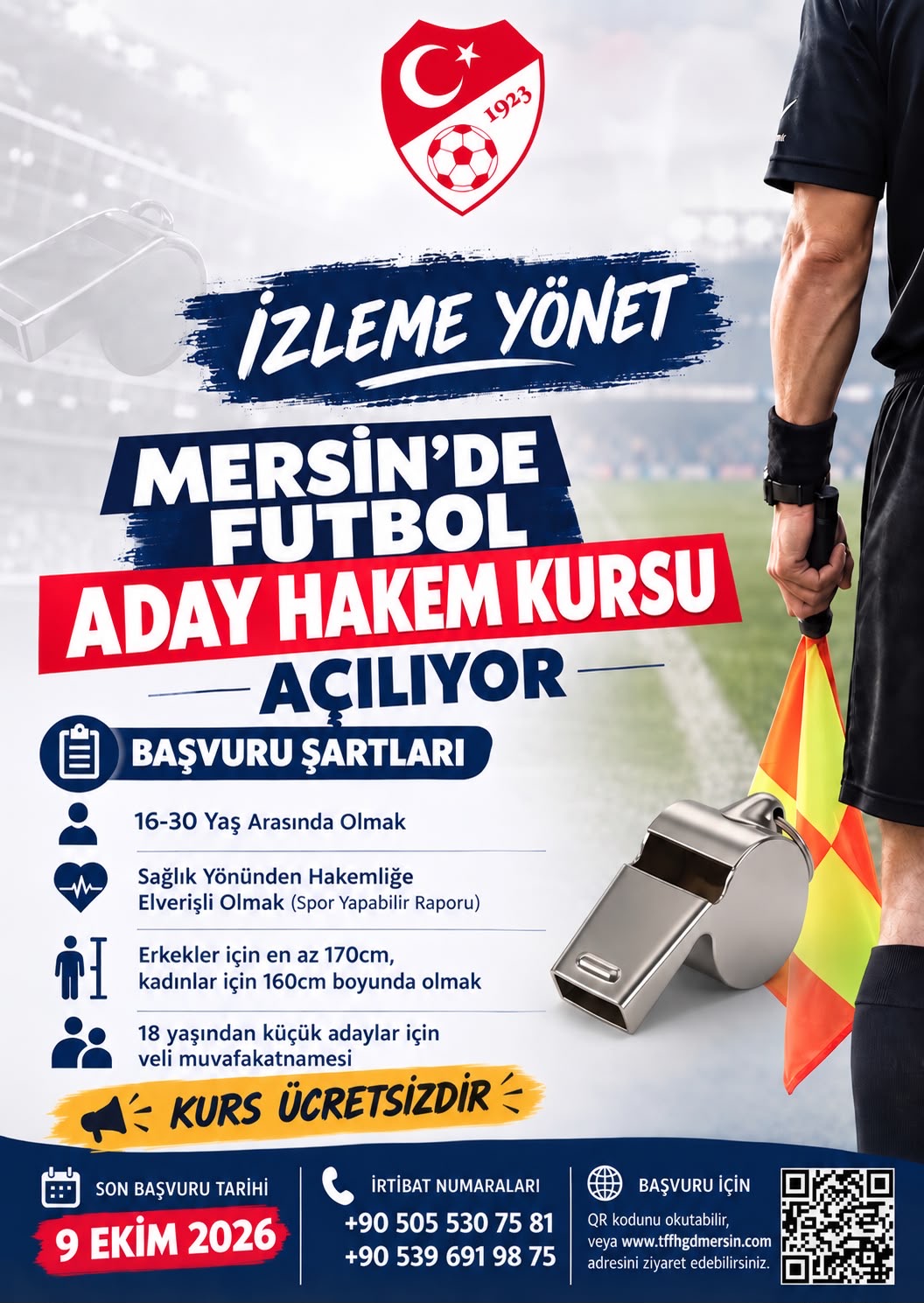 ADAY HAKEM KURSU AÇILIYOR